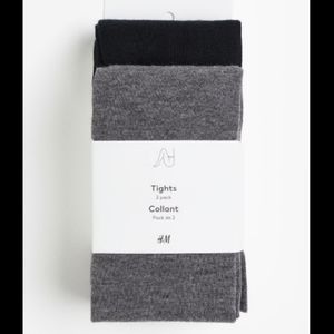 H&M 2 Pack Fine Knit Tights